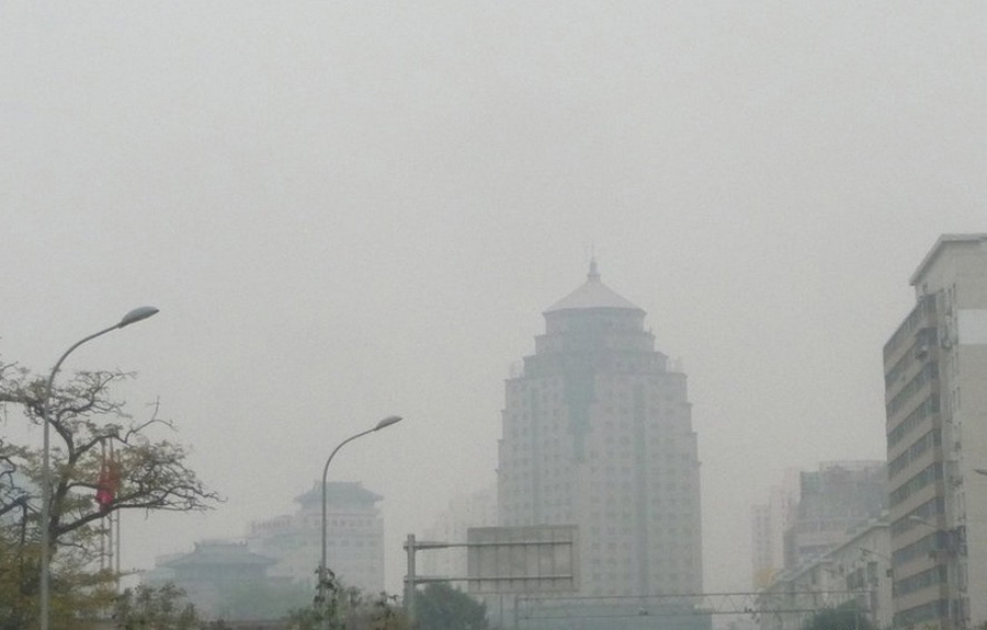 京10月份一半天数雾霾今日仍重度污染_中国