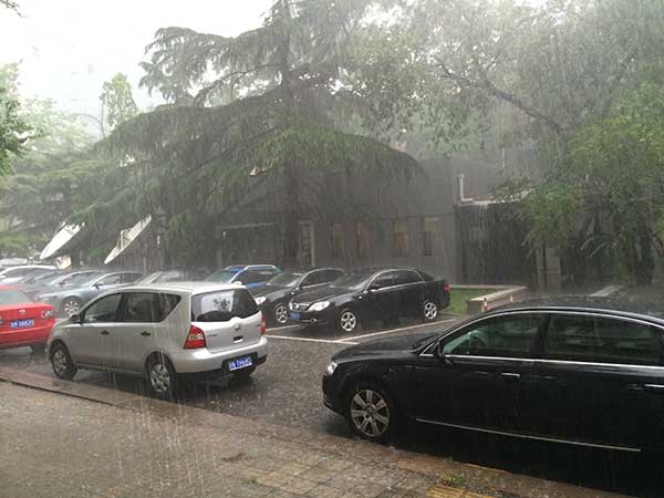 北京6月10日出现雷雨 最大雨量22.3毫米(图)