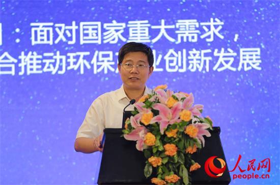 清華大學教授李俊華：面對國家重大需求，產學研結合推動環保產業創新發展。攝影王子侯