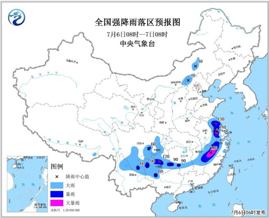 江淮江南贵州等地有强降雨 内蒙古华北中北部将有中到大雨