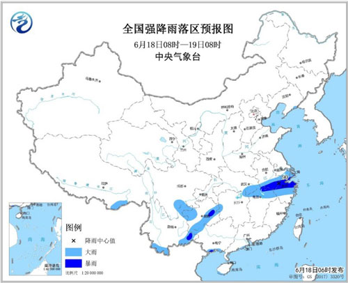 長江中下游等地有較強降雨 華北黃淮等地有高溫天氣 