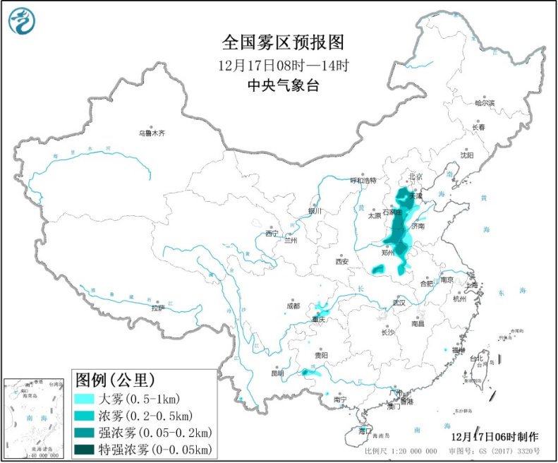 冷空气将影响中东部地区 南方将有持续性阴雨天气