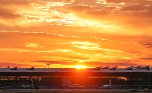  Beijing welcomes the beautiful sunrise