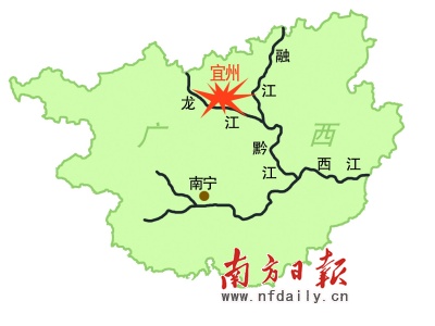 广西维尼纶公司发生爆炸 西江支流龙江河或被污染