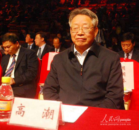 颁奖嘉宾:中国科协原党组书记高潮